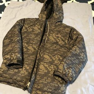 Boys black and grey winter jacket